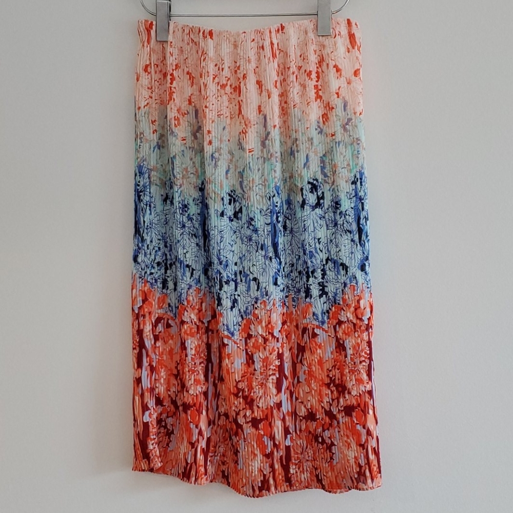 H&M plisse midi skirt